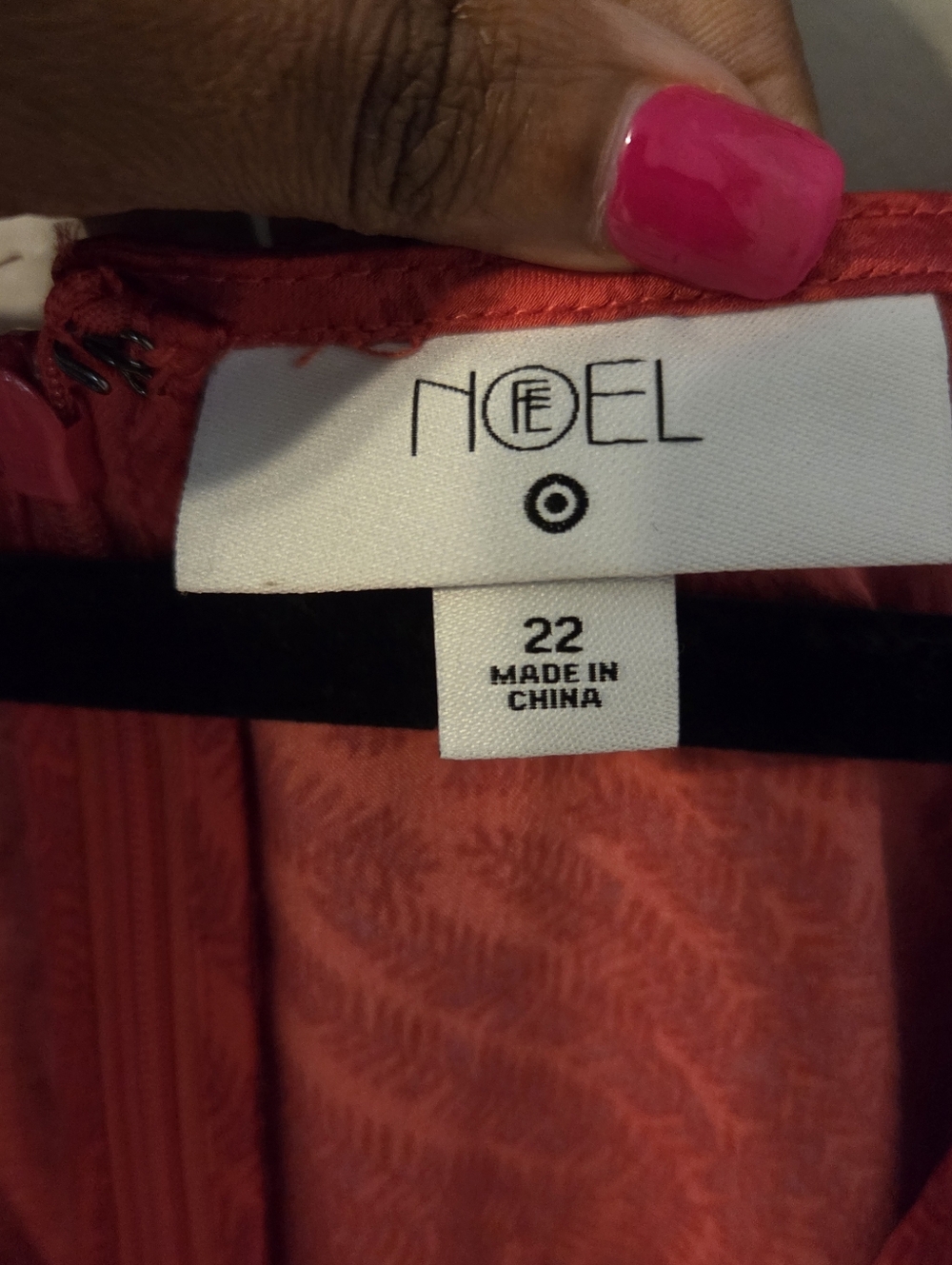 Fe Noel x Target Womens Plus Size Red Satin Maxi Dress. Sz 22 Beach - Picture 9 of 9